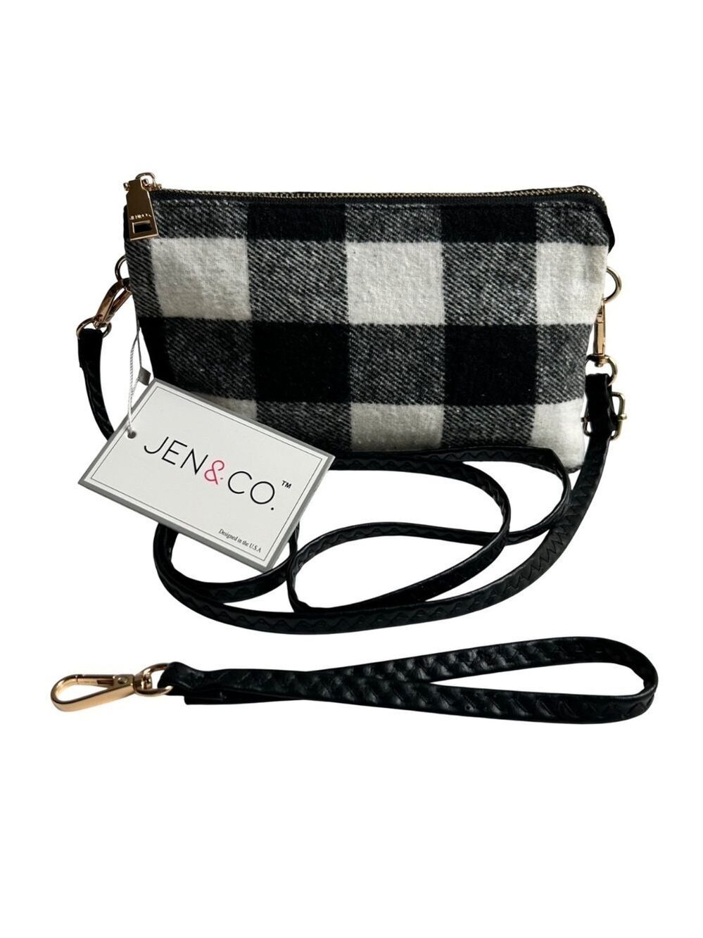 NWT JEN & CO. Crossbody Wristlet Bag NEW with Tags